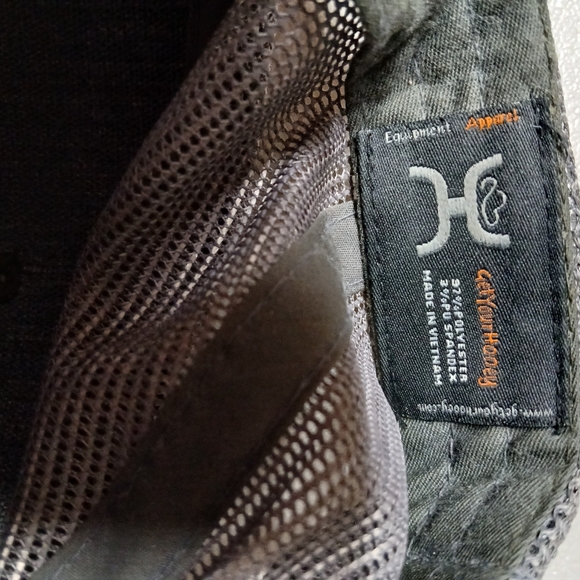 Get Your Hooey Camo Green Mesh Baseball Cap Trucker Hat RARE Adjustable Snapback - Picture 13 of 14